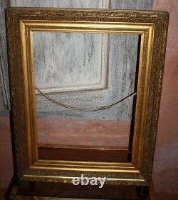 Cadre époque 19ème En Bois Doré XIX ème