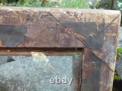 Cadre époque Restauration à Réglettes vitre d'origine XIX éme dorure d'origine