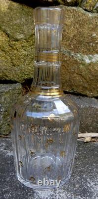 Carafe à lLqueur Cristal Baccarat époque XVIII ème XIX ème goulot épais 19cm