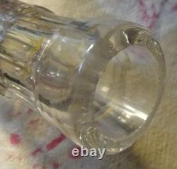 Carafe à lLqueur Cristal Baccarat époque XVIII ème XIX ème goulot épais 19cm