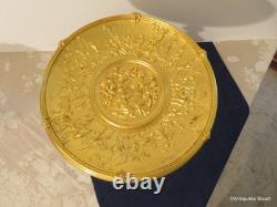 Centre de Table Coupe en Bronze doré XIXéme 24cm Haut époque Napoléon III