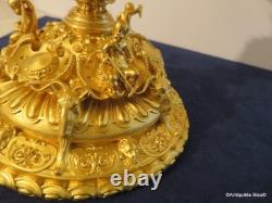 Centre de Table Coupe en Bronze doré XIXéme 24cm Haut époque Napoléon III