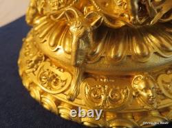 Centre de Table Coupe en Bronze doré XIXéme 24cm Haut époque Napoléon III