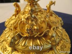 Centre de Table Coupe en Bronze doré XIXéme 24cm Haut époque Napoléon III