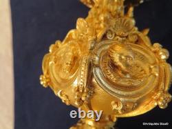 Centre de Table Coupe en Bronze doré XIXéme 24cm Haut époque Napoléon III