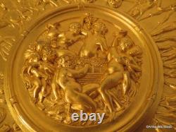 Centre de Table Coupe en Bronze doré XIXéme 24cm Haut époque Napoléon III