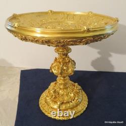 Centre de Table Coupe en Bronze doré XIXéme 24cm Haut époque Napoléon III