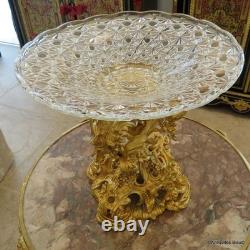 Centre de Table Coupe en Bronze doré XIXéme 31cm Haut époque Napoléon III