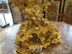 Centre de Table Coupe en Bronze doré XIXéme 31cm Haut époque Napoléon III