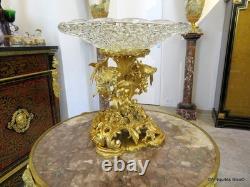 Centre de Table Coupe en Bronze doré XIXéme 31cm Haut époque Napoléon III