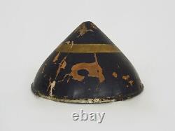 Chapeau Japonais papier mâché et bois laqué Epoque XIXème