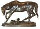 Cheval En Bronze Grand Modèle Par Pierre Lenordez (1815-1892) époque Xixème