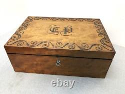 Coffret écritoire de voyage époque XIXème siècle