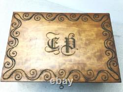 Coffret écritoire de voyage époque XIXème siècle