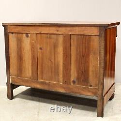 Commode d'époque Empire en noyer 19ème siècle