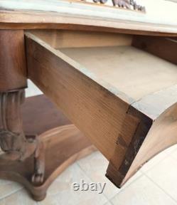 Console époque Napoléon III en noyer