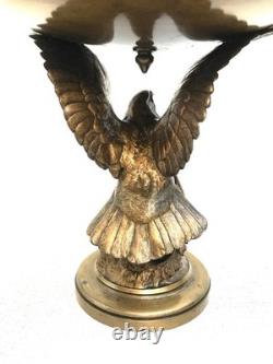 Coupe à l'aigle en bronze signée Auguste Cain époque XIXème siècle