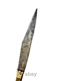 Couteau Pliant Type Navaja Beauvoir Thiers Espagne Époque XIX ème Antique Knife