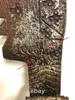 Crémaillère en fer forgé époque XIXème siècle