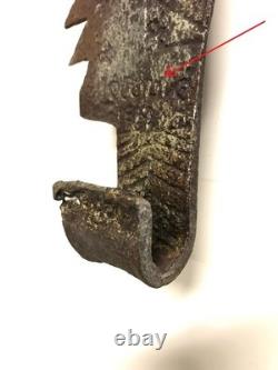 Crémaillère en fer forgé époque XIXème siècle