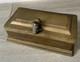 Curieuse Boite Encrier Poche Bronze Laiton Xviii-xix&eacute;me Hollande Haute Epoque