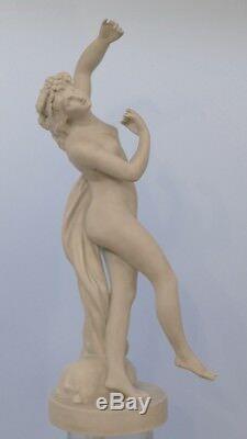 Danseuse Néoclassique, Sculpture En Biscuit De Sèvres, époque XIX ème