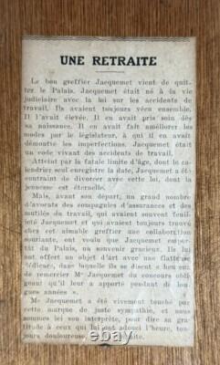 Encrier au dauphins Empire en bronze doré et marbre griotte époque XIXeme
