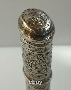 Etui à cire argent massif époque Louis XVI ou tout debut XIXème