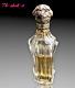 Flacon A Parfum/sels Cristal+argent Epoque Xixème Perfume Bottle Silver Crystal