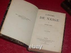 GEORGE SAND / L'HOMME DE NEIGE Complet 2/2 EO 1859 Bien relié d'epoque