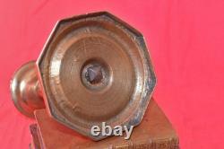 GRAND BOUGEOIR bronze XVIIe 17e siècle HAUTE EPOQUE chandelier 17th candlestick