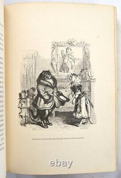 GRANDVILLE Scènes de la vie privée et publique des animaux 1842 reliure époque