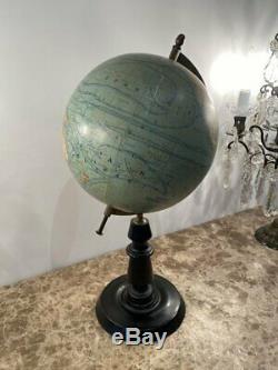 Globe Terrestre Par J. Forest Epoque Fin XIXeme