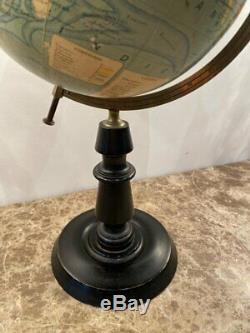 Globe Terrestre Par J. Forest Epoque Fin XIXeme