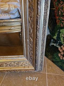 Grand Cadre Ancien Doré Époque NAPOLÉON III XIX ÈME SIÈCLE Tableau Peinture