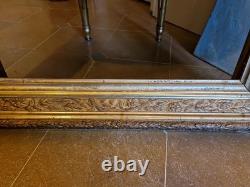 Grand Cadre Ancien Doré Époque NAPOLÉON III XIX ÈME SIÈCLE Tableau Peinture