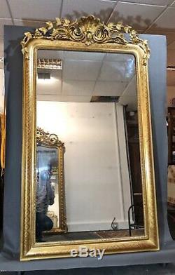 Grand Miroir 186x109 Ancien D Epoque XIX Eme. Livraison Paris 80