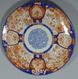 Grand Plat Imari En Porcelaine De Japon, époque Fin XIX ème Siècle