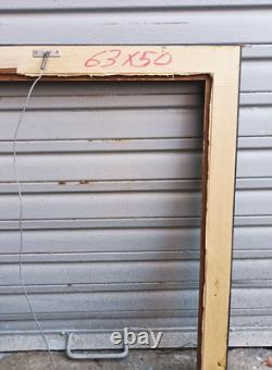 Grand cadre laqué brun foncé d'époque et style Napoléon III Format 63 x 50,2