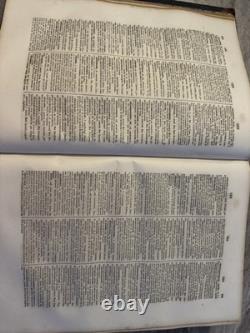 Grand dictionnaire Français Espagnol ancien 1858 Vicente Salvá reliure époque