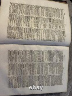 Grand dictionnaire Français Espagnol ancien 1858 Vicente Salvá reliure époque