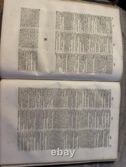 Grand dictionnaire Français Espagnol ancien 1858 Vicente Salvá reliure époque