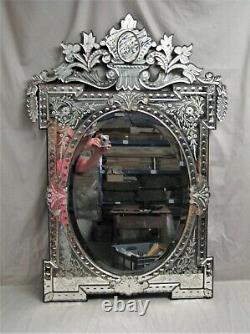 Grand miroir de Venise époque XIX ème siècle