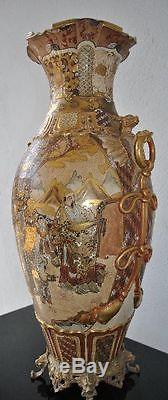 Grand vase Japonais en Satsuma époque XIXème