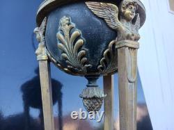 Grande Lampe époque empire en bronze athénienne hauteur 74 cm style Thomire
