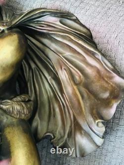 Grande Pendule De Château 68cm Époque Restauration Bronze