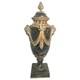 Grande Cassolette En Marbre Vert Et Bronze Doré époque Xixème Siècle