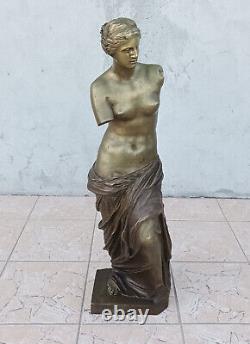 Grande sculpture en bronze Venus de Milo époque XIXème