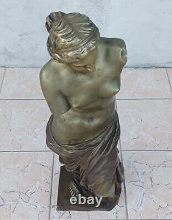 Grande sculpture en bronze Venus de Milo époque XIXème