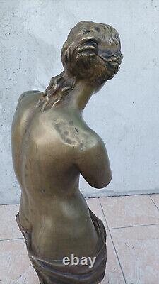 Grande sculpture en bronze Venus de Milo époque XIXème